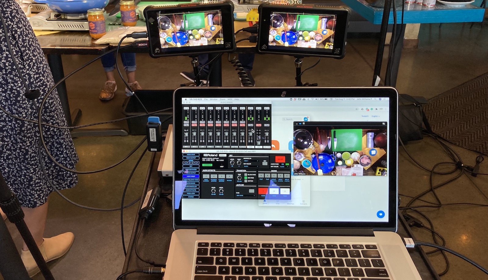 With Celebrity Chef Maneet Chauhan