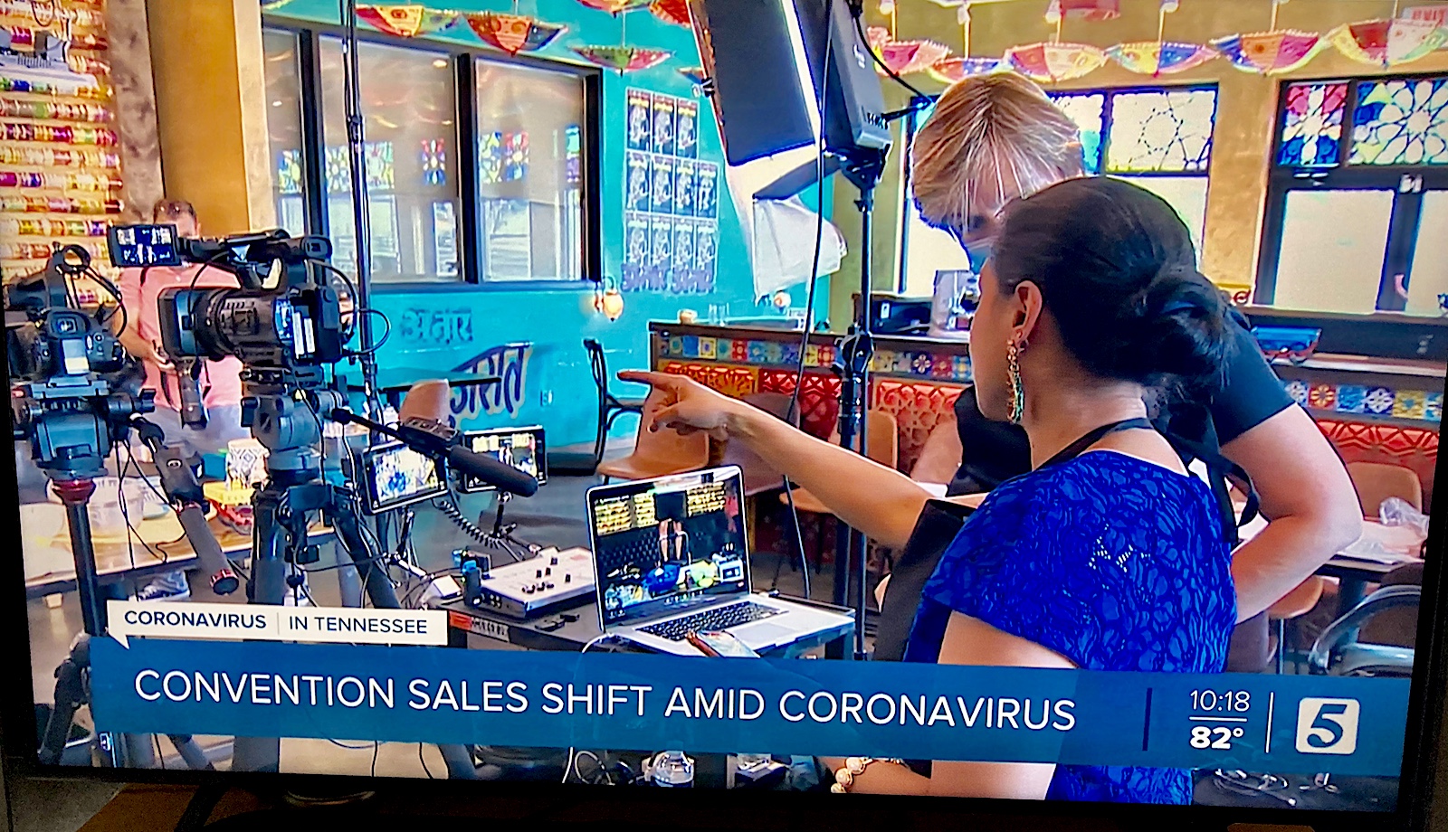 Multi-camera live switched production